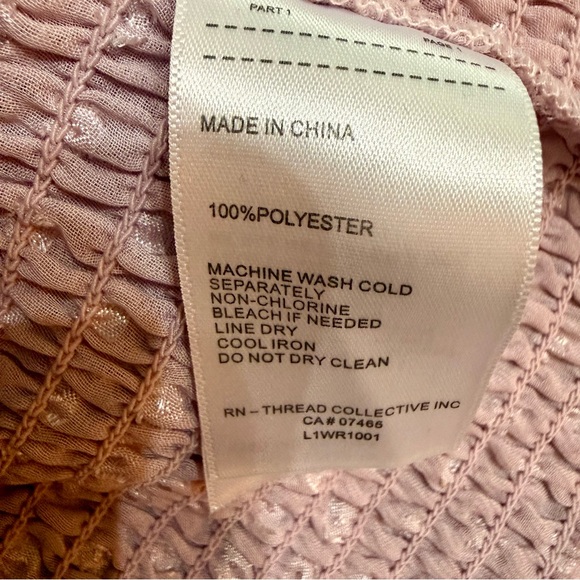 Laundry By Shelli Segal Romantic Dusty Pink Ruffled Blouse - Picture 5 of 5